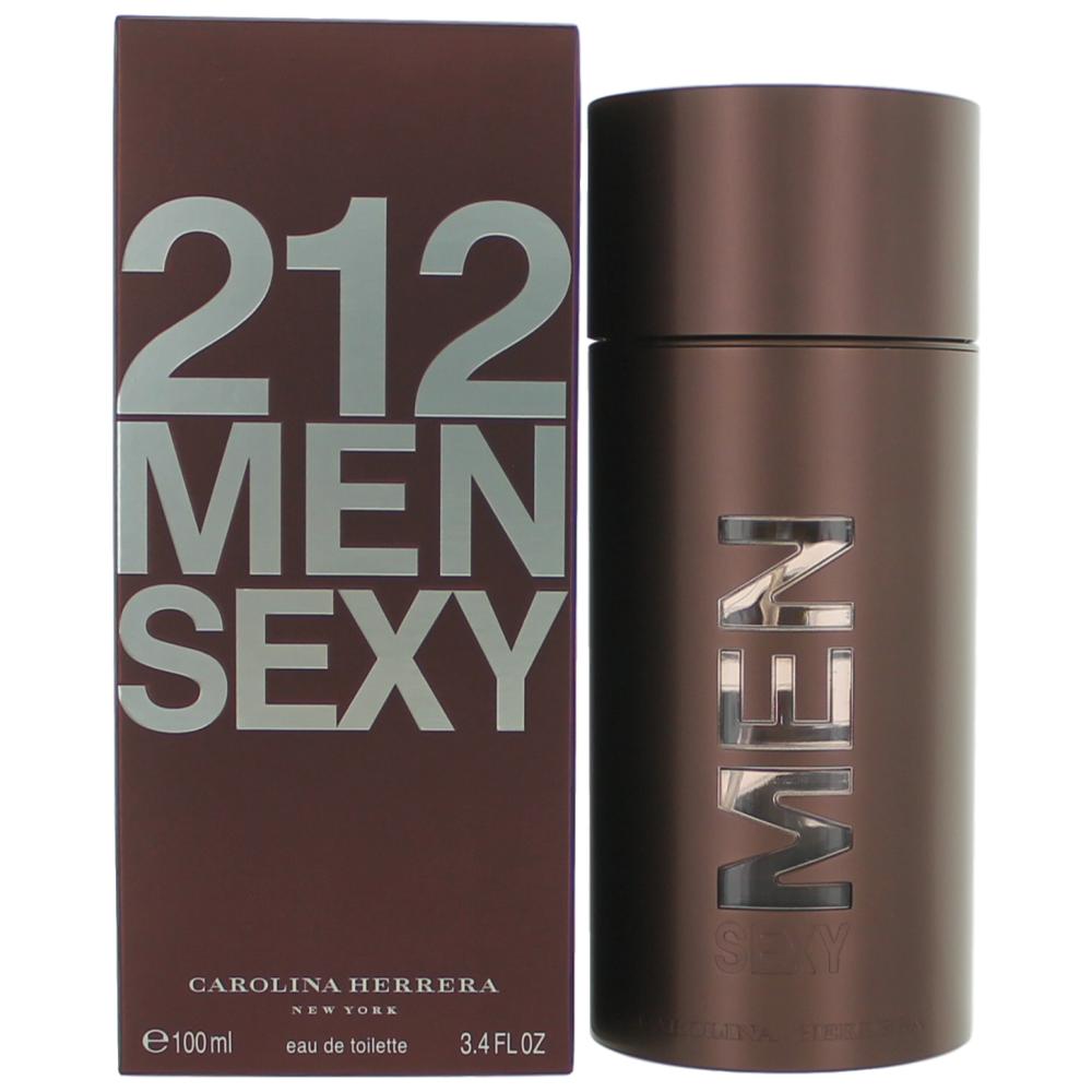Bottle of 212 Sexy by Carolina Herrera, 3.4 oz Eau De Toilette Spray for Men